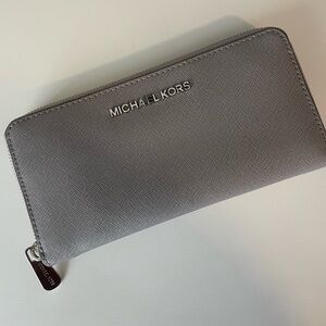 Gray Michael Kors Wallet